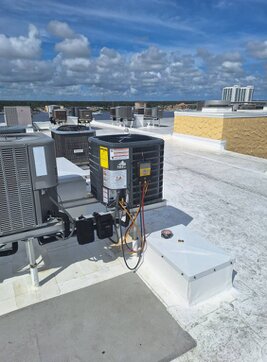 AC installed by Cubb Cooling and Heating, serving Volusia County