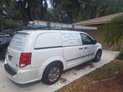 Company Van of Cubb Cooling and Heating