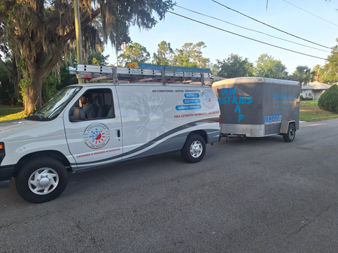 Company Van of Cubb Cooling and Heating